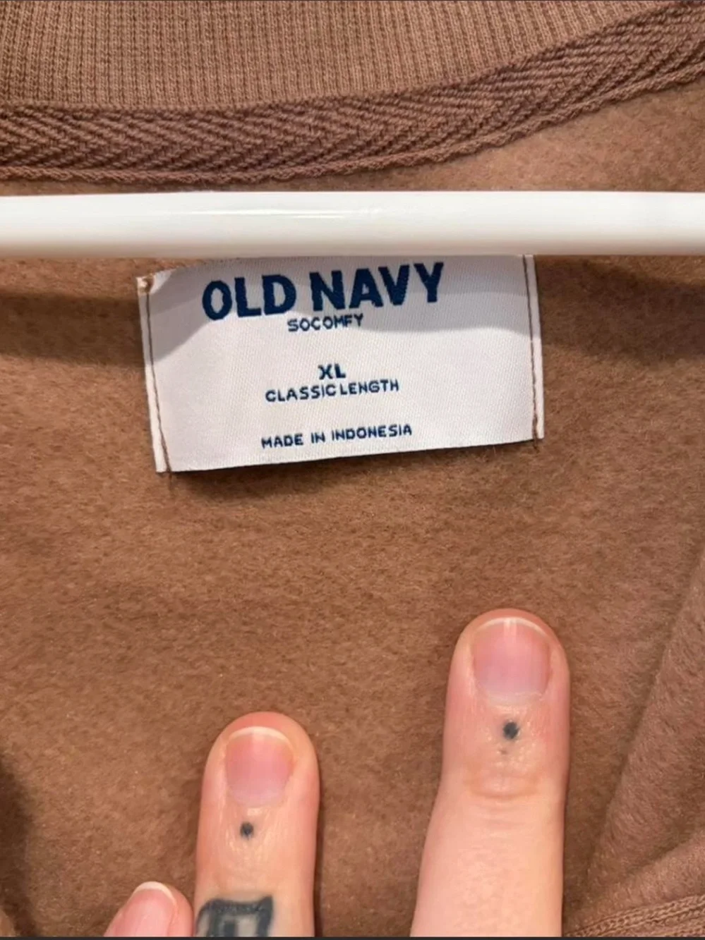 Old Navy So Comfy Brown Pullover Sweatshirt